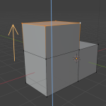 Blenderで面を押し出す方法６