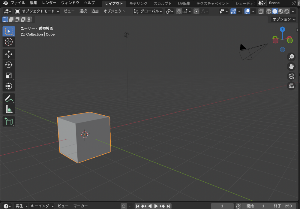 Blenderで面張りをする方法　１