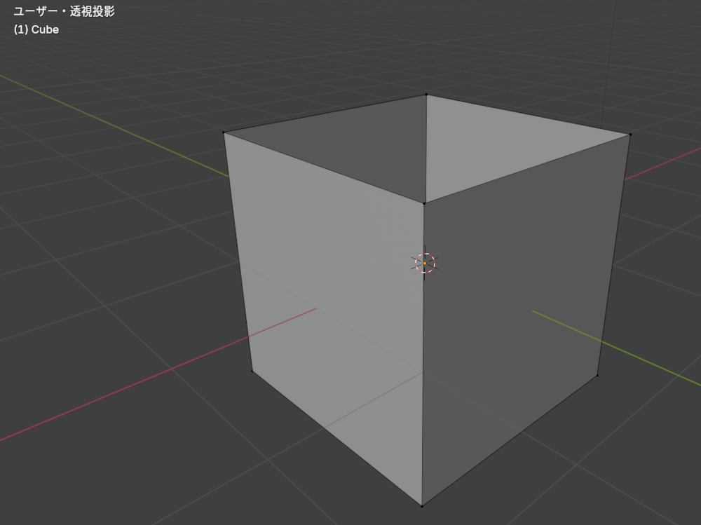 Blenderで面張りをする方法　５